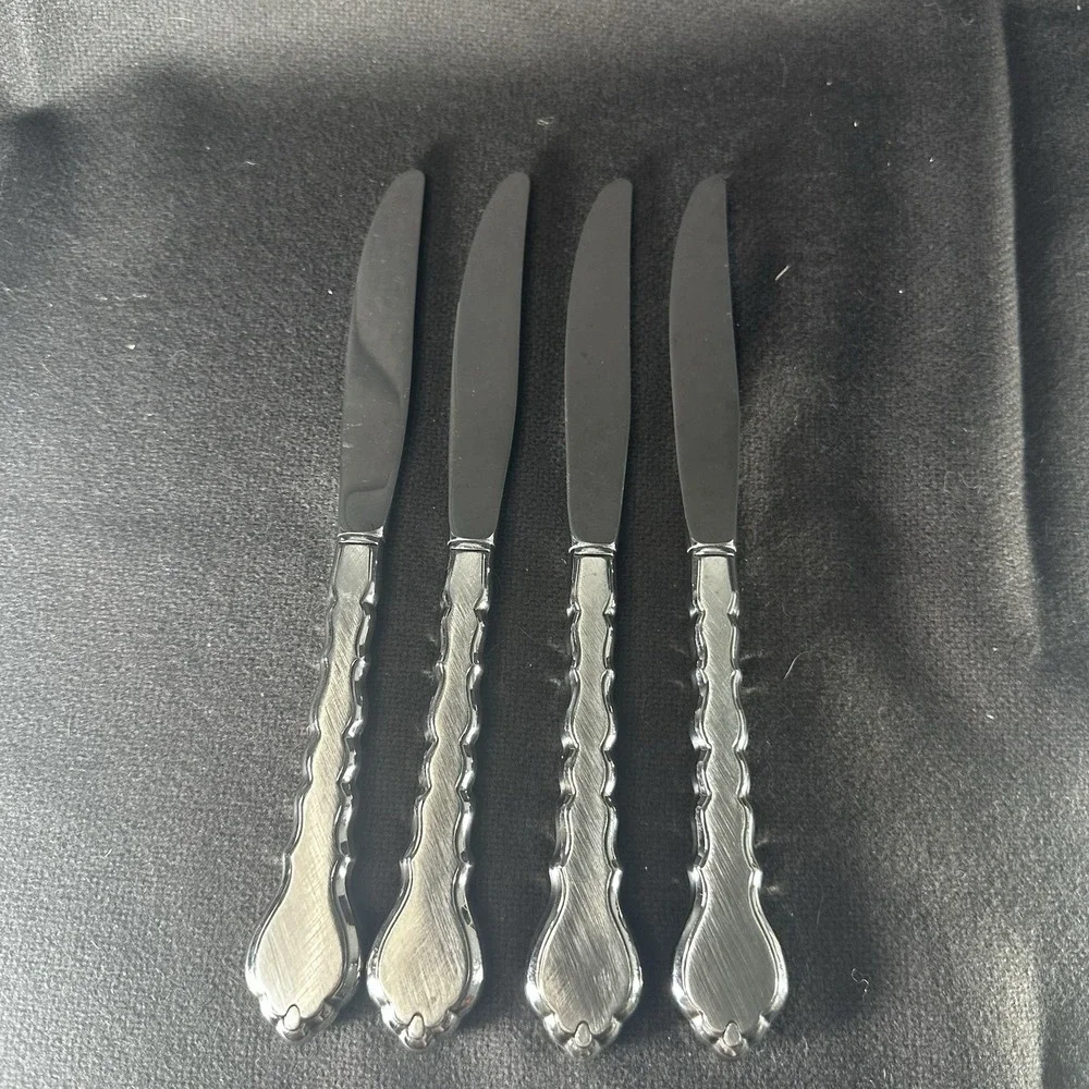 4 Oneida CELLO Dinner Knives Community Stainless Flatware Set Of 4 EUC